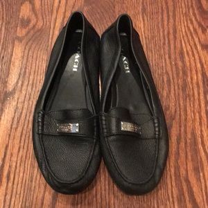 Coach Black Flats